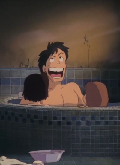 Scena del padre che ride da Il mio vicino Totoro