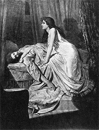 The Vampire dipinto di Philip Burne Jones